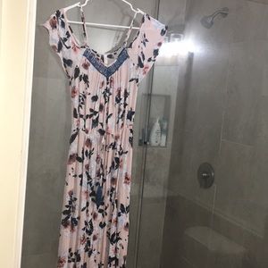 Floral multicolor maxi dress